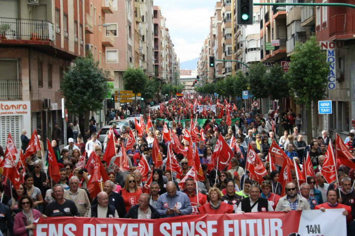 Manifestación en Elche