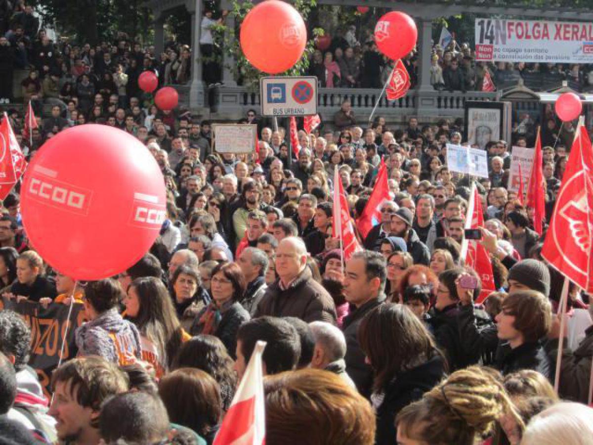 Manifestación en Ourense