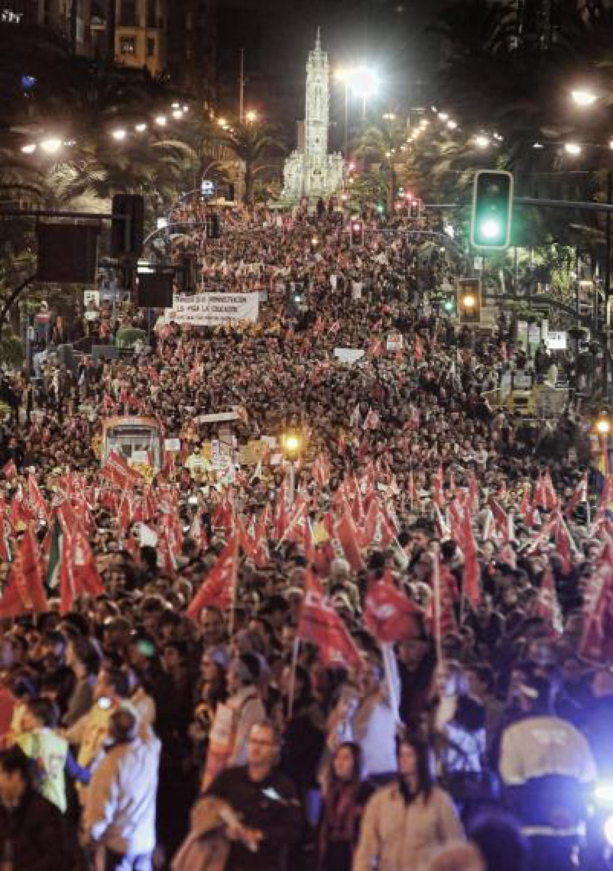 Manifestación en Alicante