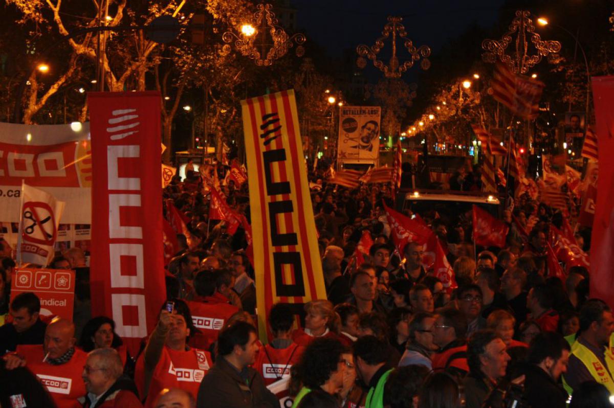 Manifestación en Barcelona