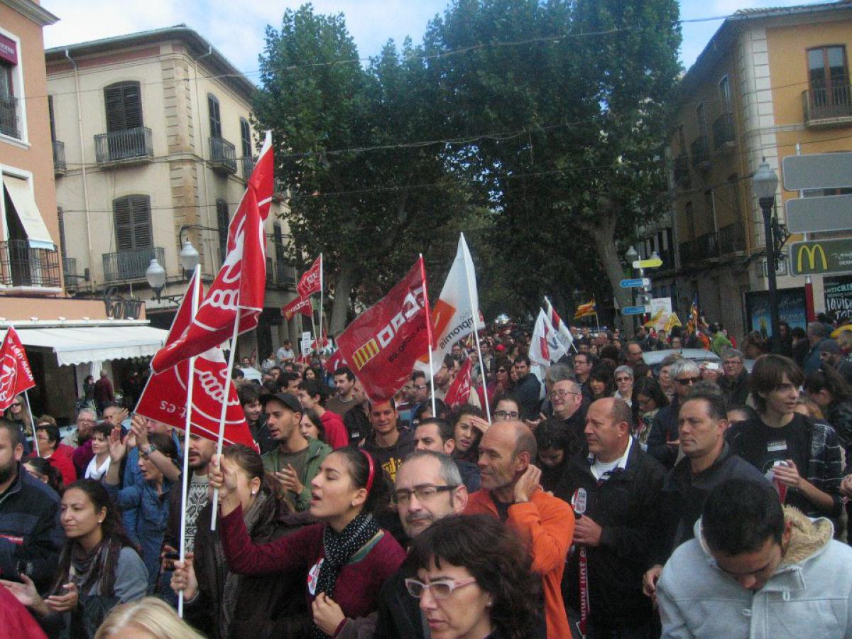 Manifestación en Denia