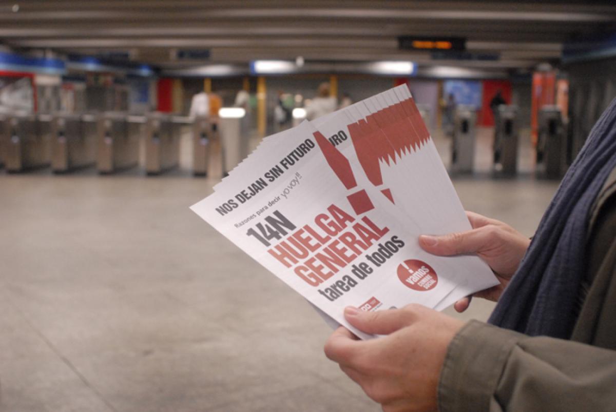 Octavillas de la huelga general