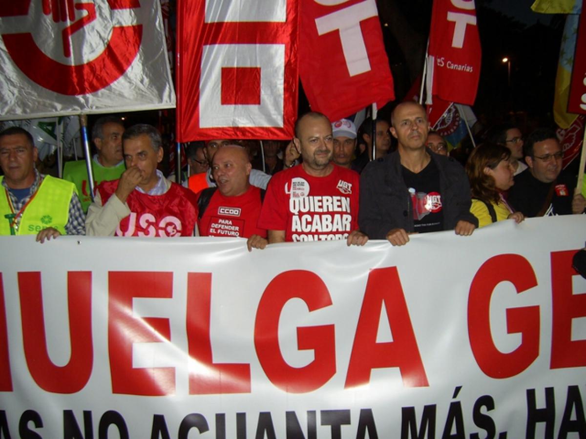 Manifestación en Las Palmas de Gran Canaria