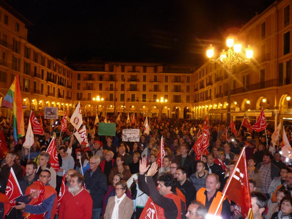 Manifestación en Palma de Mallorca