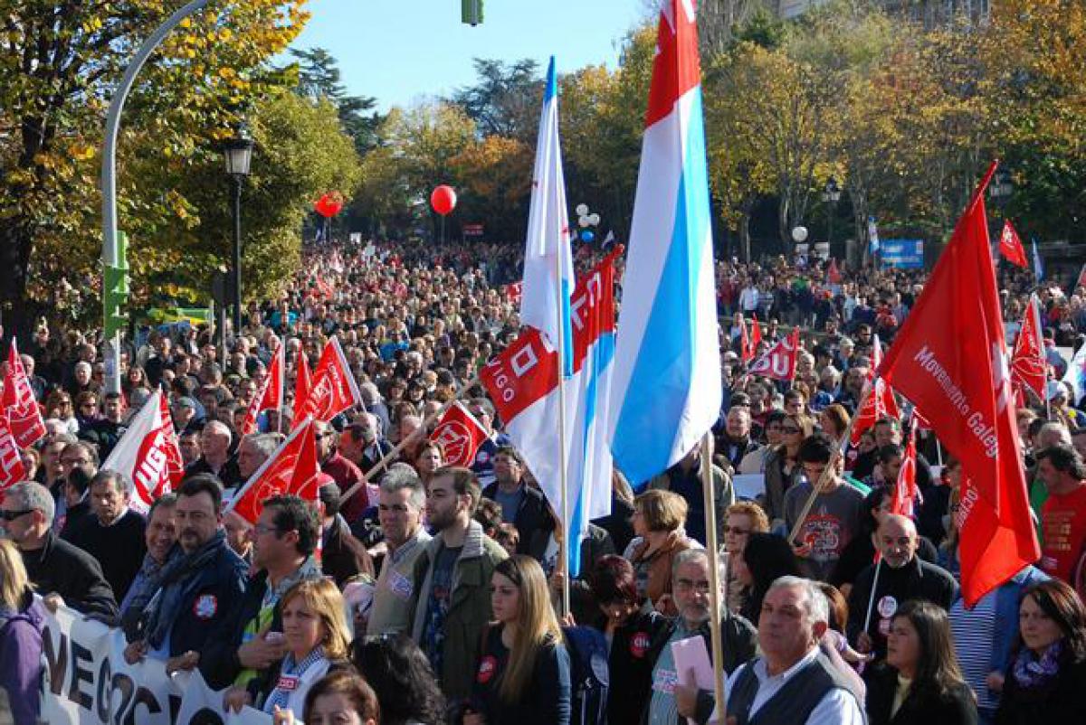Manifestación en Vigo