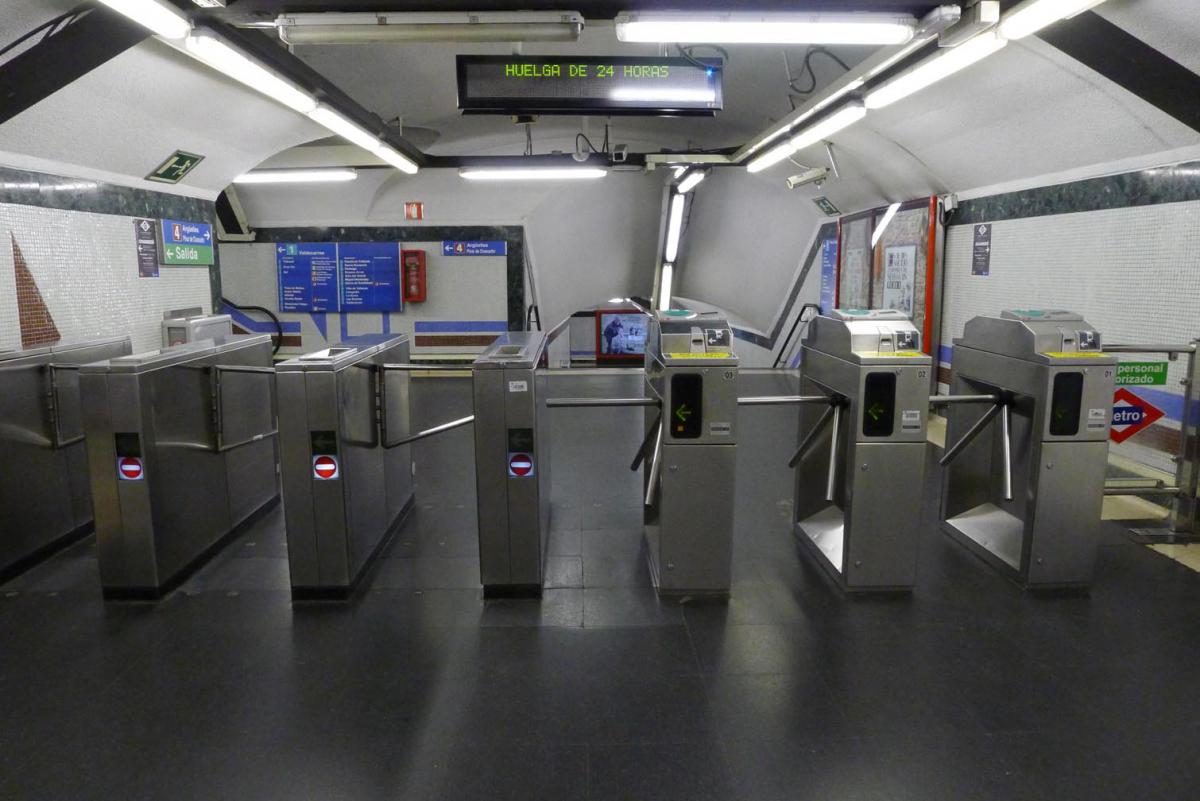 Paro total en Metro de Madrid